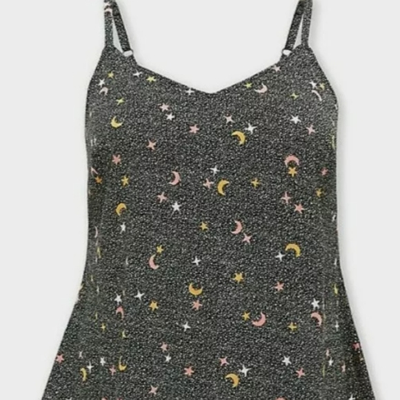 NEW Sleeveless Torrid Top AVA 2XL CELESTIAL STRETCH CHALLIS CAMI Camisole Blouse - Picture 3 of 8